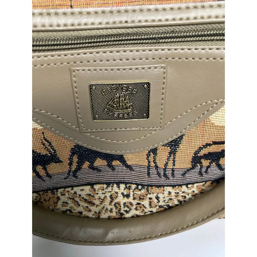 Pioneer Express Safari Tapestry Weekender Duffel Luggage Bag